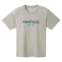 ├登山樂┤日本Mont-bell WIC. T Mb Logo Rope 短排T 炭灰 # 1114560HCH