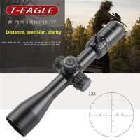 T-EAGLE MR PRO 4-16X44SFIR FFP Tactical First Focal Plane HD Glass Riflescope 1/10 MIL Hunting Rifle Scope Fit AR.223.308