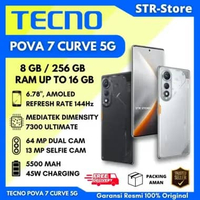 TECNO POVA 7 CURVE 5G 8/256 GB SMARTPHONE GARANSI RESMI TECNO RAM 16 GB BATTERY 5500 mAh - TECNO POV