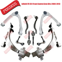 10 Pieces Front Axle Suspension Control Arm Ball Joint Stabilizer Link Tie Rod End Kits For Infiniti FX S51 FX35 FX37 FX45 FX50