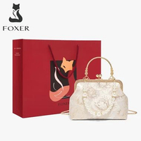 Tas Tangan Wanita Yang Elegan dan Mewah Tas Selempang Bersulam Indah Tas Kondangan Manik-manik Tas+T