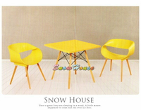 ╭☆雪之屋居家生活館☆╯R574-13/14 S5造型方桌(黃色)/洽談桌/餐桌/茶几/咖啡桌(不含椅子)