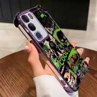 เคสโทรศัพท์, สำหรับ Vivo V40 Lite 5G และ V2417, นุ่มและเย็น, กันกระแทก, โปร่งใส, ชุบด้วยไฟฟ้า, การออ