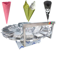 Ice cream cone wafer biscuit machine/automatic egg roll making machine/commercial wafer stick making machine