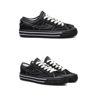 NEW !! Sepatu Compass Sneakers Retrograde Low WhiteBlue/BlackWhite/DoubleBlack Sepatu Sekolah - Sepa