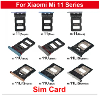 Sim Card For Xiaomi 11 Ultra Lite Mi 11T Pro 11Lite Sim Tray Holder Socket Slot Repair Replacement Parts