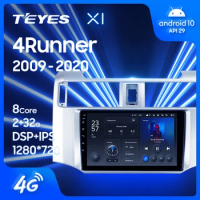 TEYES X1 For Toyota 4Runner 5 N280 2009 - 2020 Car Radio Multimedia Video Player Navigation GPS Android 10 No 2din 2 din DVD