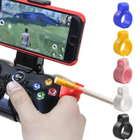 1PC Silicone Ring Cigarette holder Playing mobile games Smoking filter Finger stand men's 6-color options smoking accessories