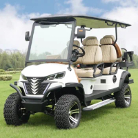 CE Approved Tourist Club Sooter Lithium Battey 2 Seater Electric Golf Carts off Road Buggy 7KW 72V 4 Seater Golf Cart