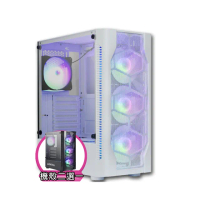 【NVIDIA】i7廿核GeForce RTX 4060TI{白銀遊俠}電競電腦(i7-14700F/華擎B660/32G/1TB)