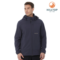 【Hilltop 山頂鳥】SOFTSHELL外套（軟殼衣） 男款 灰｜PH22XM10ECK0