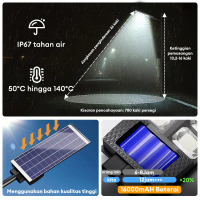 PALING MURAH 【7 hari gratis】 Lampu tenaga surya lampu jalan tenaga matahari lampu sorot Light taman 