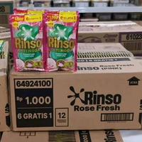 Rinso Cair 40 gram Dus / Rinso cair kemasan 1.000 40 gram Dus/ Deterjen Rinso cair 40 gram