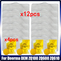 Mop Cloth Pads Aromatherapy Bag Parts For Mi Deerma DEM ZQ100 ZQ600 ZQ610 Handhold Steam Vacuum Cleaner Mop Cloth Rags Kits