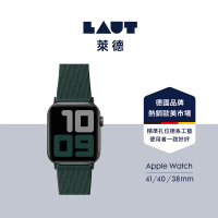 【LAUT 萊德】Apple Watch 38/40/41mm 舒適運動錶帶-綠