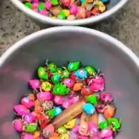 1Mainan anak 10 pcs kelomang / umang umang warna warni