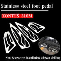 For Zontes 310m 350D 350M 350E Motorcycle Scooter Footrest Footboard Step Floorboards Foot pedal Accessories