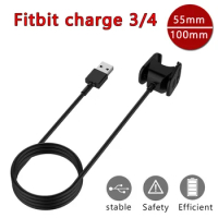 USB Charging Cable for Fitbit Charge 3 4 Smart Watch Charger Dock Adapter Accessories
