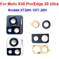 For Motorola Moto X30 Pro Edge 30 Ultra XT2241-1 XT-2201 Rear Camera Glass Lens Cover Back Camera Lens Glass with Frame Holder