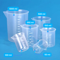 Gelas Takar Plastik Bening Garis Ukur Takaran Air Tepung Measuring Cup