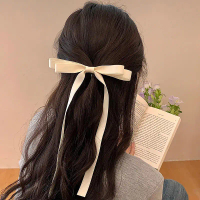 Kẹp Tóc Nơ, Dành Cho Phụ Nữ Và Trẻ Em Gái, Kẹp Tóc Ruy Băng Nơ, Kẹp Tóc Thắt Nơ, Phụ Kiện Tóc Nữ, 1 