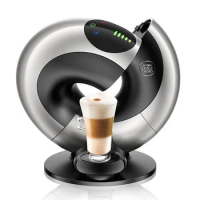 Nestle Nescafe Dolce Gusto 6cups Capsule Coffee Machine EDG736 Household Smart Touch milk foam Espresso maker Eclipse silver DIY