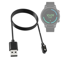 Smartwatch Dock Charger Adapter Magnetic USB Charging Cable for Ticwatch GTA Sport Smart Watch Power Charge Wire Accessories
