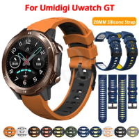 20MM Silicone Bracelet For Umidigi Uwatch 3 GPS GT Smart Watch Strap Wristband For Umidigi UFit Watchband Band Accessories