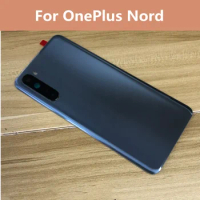 6.44" For OnePlus Nord Battery Cover Back Glass Rear Door Housing Case For OnePlus Nord AC2001 AC2003 Back Cover
