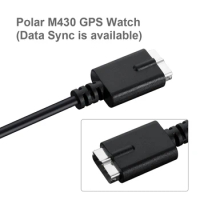 USB Charger Cable for Polar M430 Smart Watch 1M Charge Data Cord for Polar M430 GPS Running Sport Watch