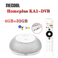 Mecool KA1 Smart TV Box S905X4 Quad Core ARM Cortex-A55 Android11 TV Box 2GB DDR4 16GB eMMC 2.4G/5G WiFi Set Top Box KA1-DVB/OTT