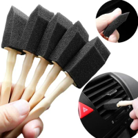 Car Air Conditioner Vent Cleaner Cleaning Brush Detailing Scrub Brush Outlet Wash Duster Dust Removal Auto Interior Clean Tool