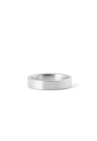 Daniel Wellington Line Ring Brushed Silver 4.5mm - Unisex Ring men stainless steel Ring DW Official 