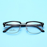 眼鏡框半框眼鏡鏡架-韓版商務時尚百搭男女平光眼鏡6色73oe39【獨家進口】【米蘭精品】