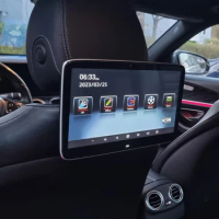 2024 Super Clear 4K Video TV Monitor 11.6" Android 12 OS 2G+32G Car Headrest Screen for Mercedes-Benz G Class G350 G500 G550