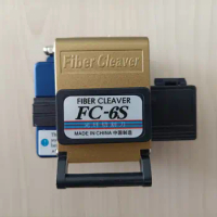 Blue Guide FC-6S Fiber Optic Cleaver Optical Fiber Cleaver For FTTX FTTH Cutting Cleaver with Fiber Scrap Collector FreeShipping