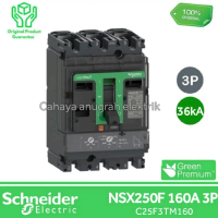 MCCB SCHNEIDER ComPact NSX160F 160A 3P MCCB NSX 160 AMPERE 3 POLE C16F3TM160  ORIGINAL