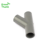 2pcs Dia 20mm 45 Degree PVC Tee Air Conditioning Pipe Fittings High Quality Grey PVC 3 Way Connector