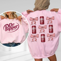 Dr Pepper Coquette Bow Pink Sweatshirt T-Shirt Hoodie R Soda Dr Pepper Gifts For Her All Sizes Color