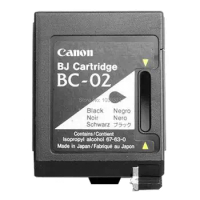 1PK Compatible For Canon BC-02 Black Ink Cartridge 0881A003 Canon Bubble Jet BJ200