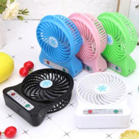 1PC USB Desktop Fan Without 18650 Battery Personal Small Table Air Circulator Fan USB Desk Fan for Indoor Outdoor