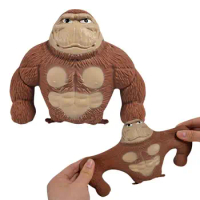 Decompressions Gorilla Stretching Toy Pinch Music Fidgets Stress Relieving Fun Monkey Venting Tool Stress Relieving Squeezing