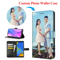 Print Photo Case For Samsung Galaxy A25 5G A12 A32 A52 A72 10 9 S20Ultra S10 S9 Custom Personalized Phone Cases Flip Cover