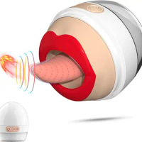 Clitoris Realistic Licking Tongue Vibrator for Women Masturbation Licking Nipples Clitoris Stimulator Sex Toys For Female 18+