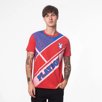 เสื้อยืดผู้ชาย   SKU P1MT229TB308RE สี แดง