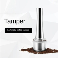 Suitable for Illy Coffee Capsule, 304 Stainless Steel Powder Press Hammer, Powder Press Bar, Solid 30mm