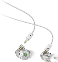 [9美國直購] 耳機 MEE Professional MX4 PRO Customizable Noise-Isolating Universal-Fit Modular Musician’s in-Ear Monitors (Clear)