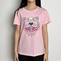 Kaos KENZO TIGER RED PINK TSHIRT LADIES 100% ORIGINAL Size L