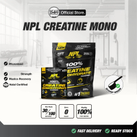NPL 100% Creatine MonoHydrate Micronized 150g/500g - Recovery Muscle Strength Fitness Gym Supplement