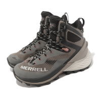 Merrell 登山鞋 Rogue Hiker Mid GTX 灰 女鞋 中筒 防水 保暖 越野 郊山 ML037344